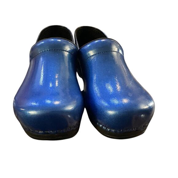 Sanita Blue Professional Leather Danish Clogs Size EU41 /US 9.5 - Picture 2 of 8